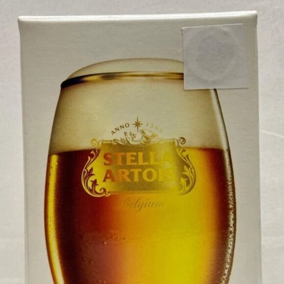 Stella Artois Belgium Beer Drinking Chalice Special Edition Glass 2017 EUC IOB - Picture 7 of 15
